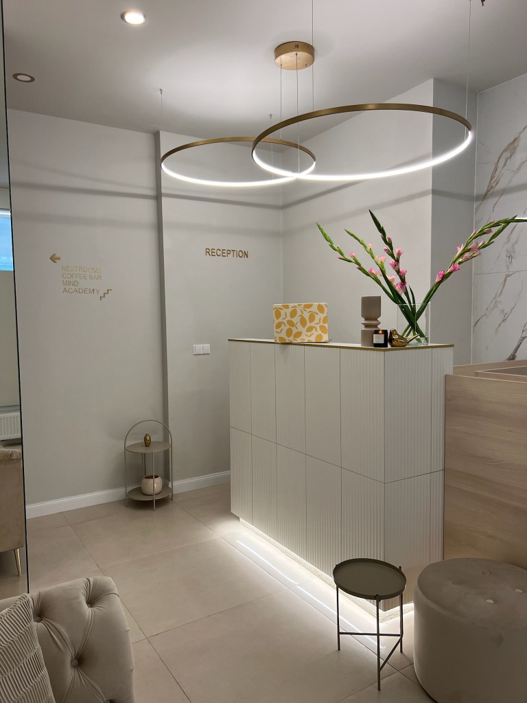 studio WellBe Praha - recepce